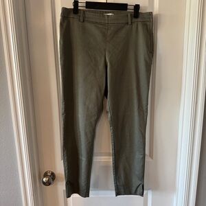 H&M Olive Green‎ Cropped Ankle Trousers